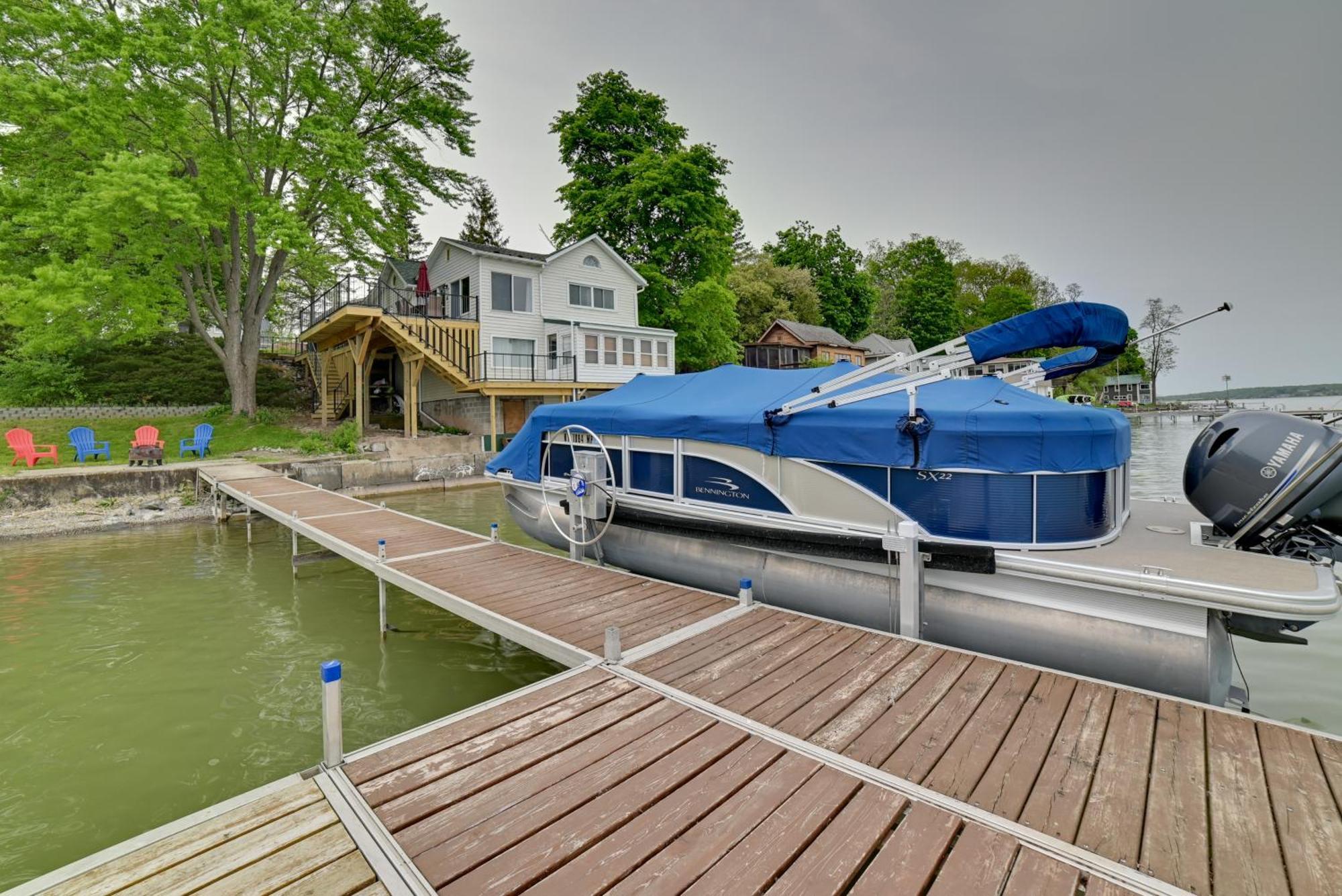 Cayuga Lake Retreat In Seneca Falls With Dock! Exterior foto